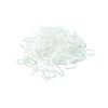 Mytoptrendz® Clear Ultra Thin Small Mini Elastics Rubber Bands for