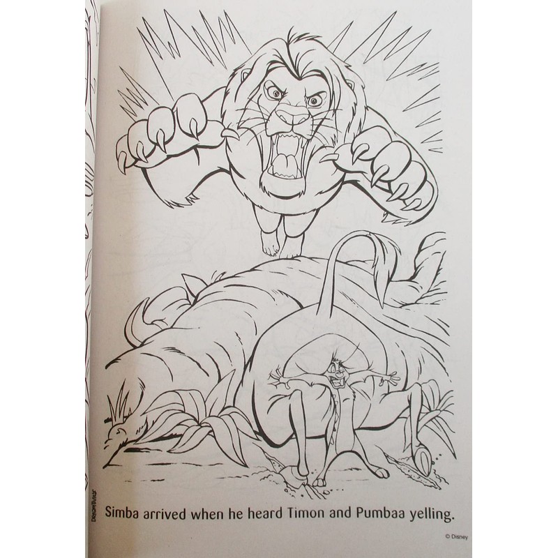 The Lion King Coloring and Activity Book Colortivity ''Friends with