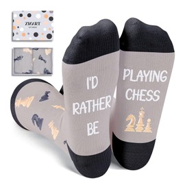 Zmart Best Gifts For Chess Lovers, Chess Gifts For Men Gifts For Chess Players, Chess Socks Men Funny Socks Cool Socks For Men