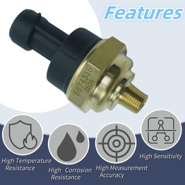 6674315 Oil Pressure Sensor Switch Compatible with Bobcat Loaders 751 753 763 773 863 864 873 883 963 A220 A300 S130 S150 S160 S175 S185 S205 S220 S250 S300 T140 T180 T190 T200 T250 T300 T320