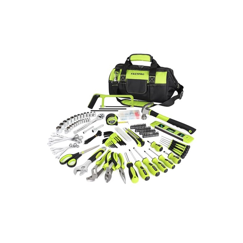 FASTPRO 267-Piece Home Tool Set, Household Repairing Tool Kit with