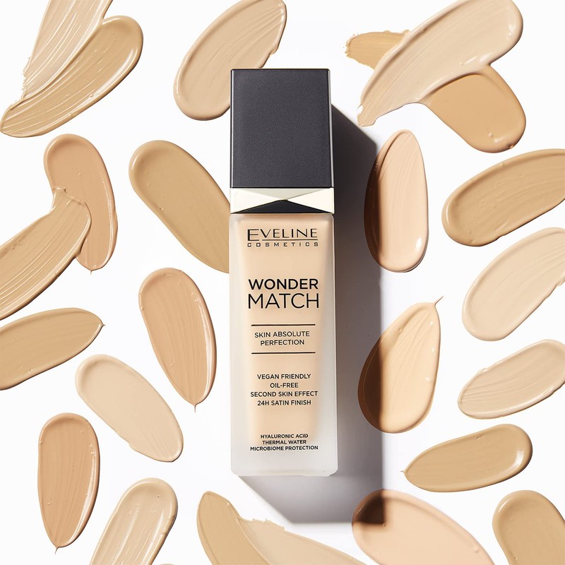 Eveline Cosmetics Wonder Match Luxury Face Foundation 30ml No.15 Natural