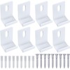 Difenni Metal Mirror Clips 3/4 Inch Wide Channel Mirror Clips