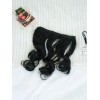 DAISO Attached Hair Piece 5 Pin Black