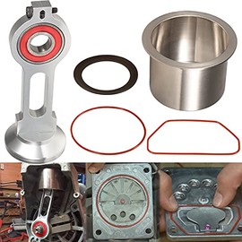 KK-4835 Compressor Piston Kit Air Compressor Connecting Rod Replacement Kit for Craftsman Devildiss Dewalt Porter Cable Oil Free Air Compressor Pump, Replacement for KK-4835 KK-5081 A02743