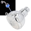 G1/2 Male Thread Shower Head Temperature Controlled 3 Color Changing