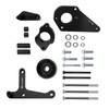 Bevinsee LS Power Steering Pump Alternator Low Mount Bracket Compatible