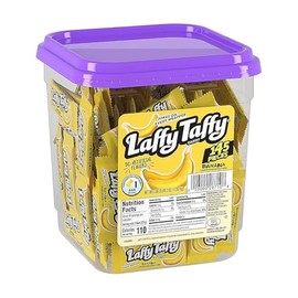 Laffy Taffy Candy, Banana Flavor, Individually Wrapped Candy (145 Pieces)