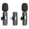 MAYBESTA Wireless Lavalier Lapel Microphone for iPhone 15 Series/Android/Computer -