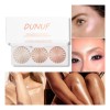 Dunuf Paleta De Iluminador: Iluminante Y A Prueba De Agua.