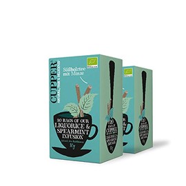 Cupper Licorice Tea with Peppermint Pack of 2 x 30 g