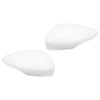 1pair Rearview Mirror Cap 1594546 White Wing Mirror Cover Cap