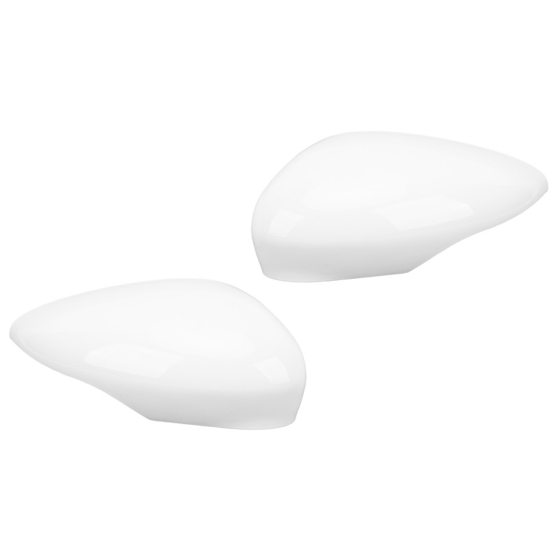 1pair Rearview Mirror Cap 1594546 White Wing Mirror Cover Cap