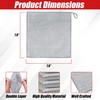 EcoNour 10-Pack Non-Scratch Wire Dishcloth | Multipurpose Thread Miracle Cleaning