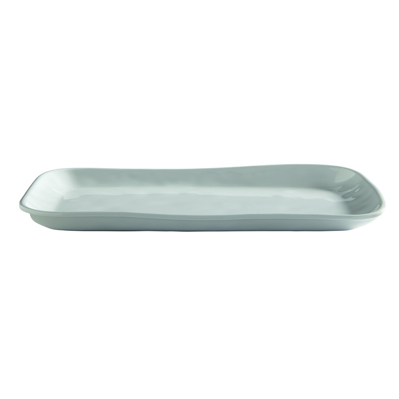 American Metalcraft CP12CL Rectangular Platter, Cloud, Crave Collection, 12-Inches