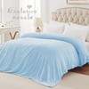 Exclusivo Mezcla Fleece Blanket Twin Size for Bed, Super Soft
