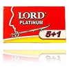 LORD Platinum Double Edge Razor Blades, 5+1 Pack, Display Card