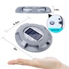 SIEDiNLAR Solar Deck Lights Driveway Dock LED Light Solar Powered