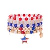 4th of July Bracelets for Women American Flag Patriotic Bracelet