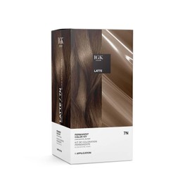IGK KIT COLOR PERMANENTE - 7N LATTE (RUBIO NATURAL) - TUBO - SIN AMONÍACO - HIDRATANTE - PARA TODOS LOS TIPOS DE CABELLO - PERMANENTE - PARA CABELLO LIGERO