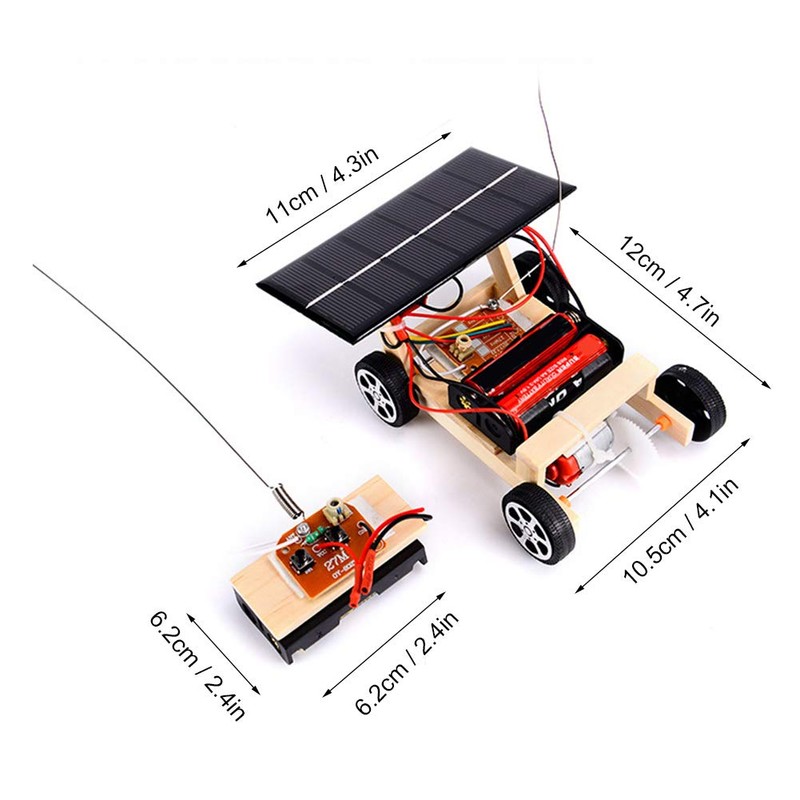 DIY Solar Remote Control Car, Educational Wireless Remote Control Toy
