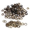 10Mm 100Sets Eyelet Grommets Setting Tool, Bronze Black Gold Round