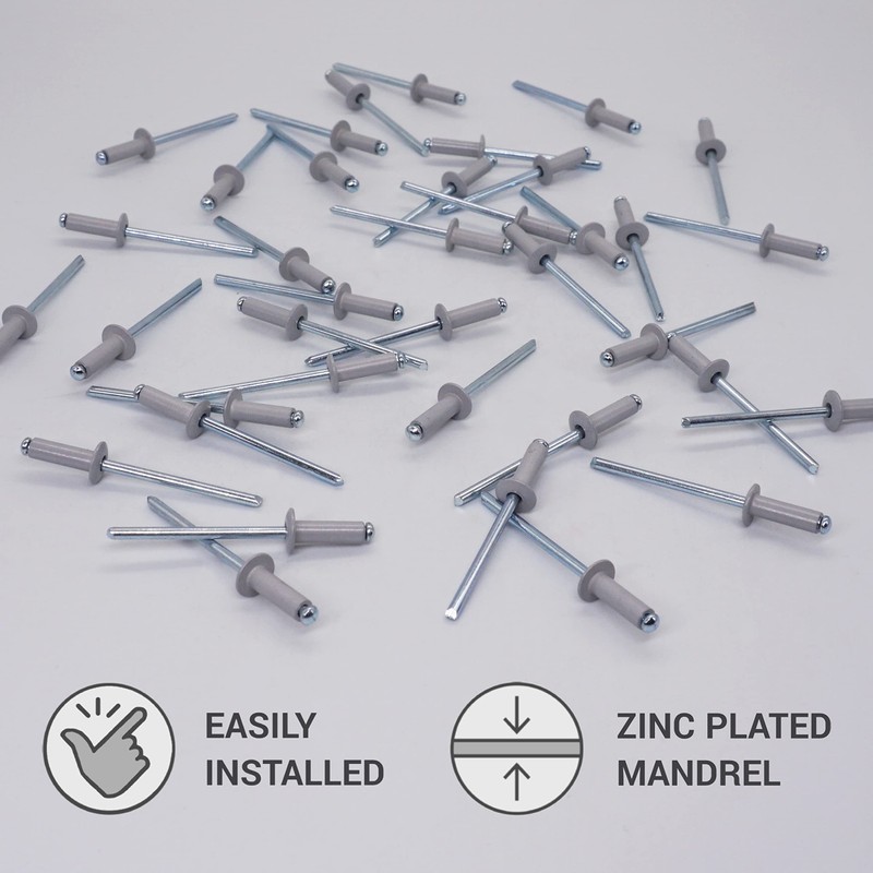 (Pack of 80 pcs) Painted Blind Rivets 4.0 x 12