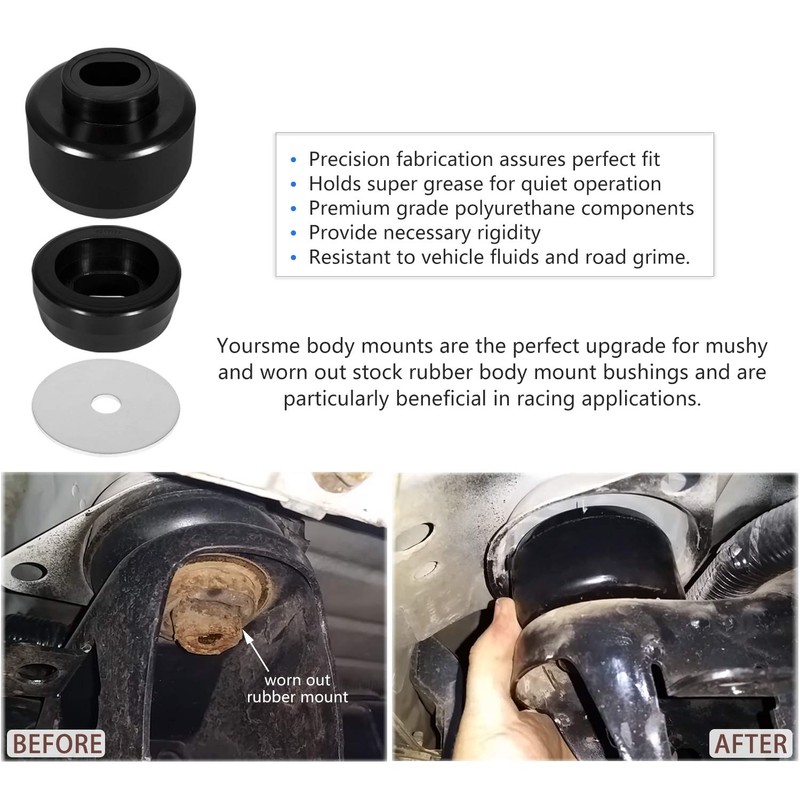 7-141 Body and Cab Mount Bushing Kit for 1999-2014 Chevy