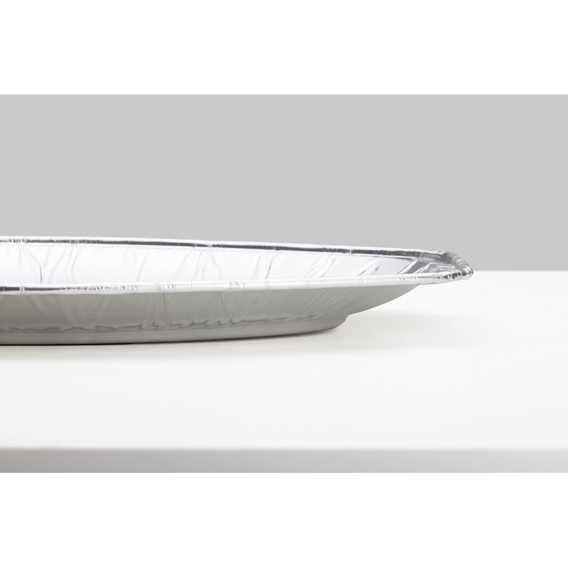 Extiff 10 x Oval Aluminium Trays 32.5 x 22.7 cm