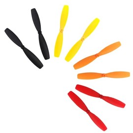 SYNTHORA 2 Blade RC Boat Propellers Compatible with 2mm Shaft Motor Fiberglass Reinforced PC Fan Propeller Mini Fan Electric Toy for RC Boat DIY STEM Project(5 Pairs)