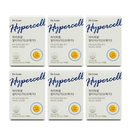 Dr. Lin [Dr.Lin] Dr.Lin Hypercell RTG (rTG) Omega 3 1202mg x 30 capsules x 6 boxes I / [닥터린] 닥터린 하이퍼셀 알티지(rTG) 오메가3 1202mg x 30캡슐 X 6박스 I