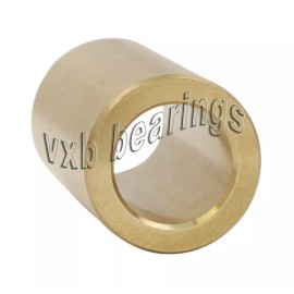 VXB 3/8"x 5/8"x 1" inch Bearing Bronze Cast Bushing Plain Sleeve Brass 0.375"x0.625"