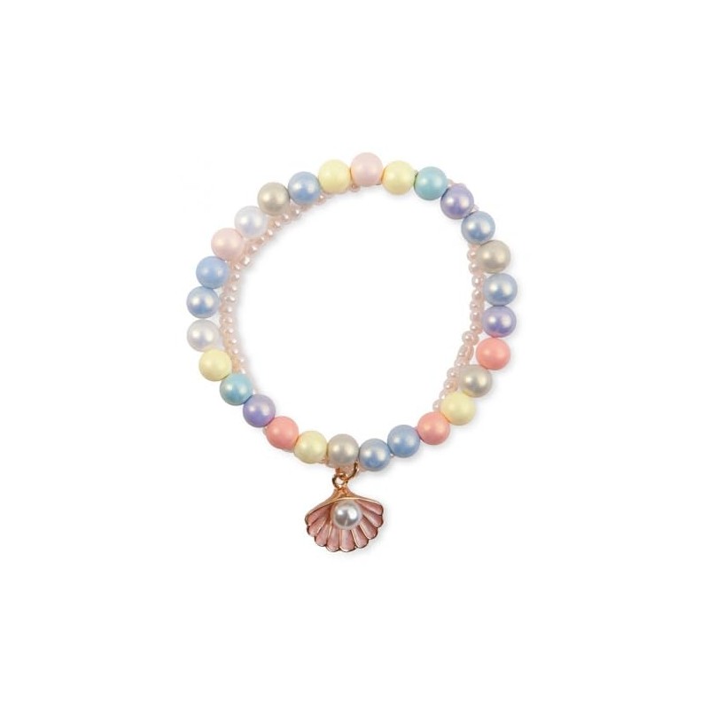 MiFiesta Boutique Pastel Shell Bracelet
