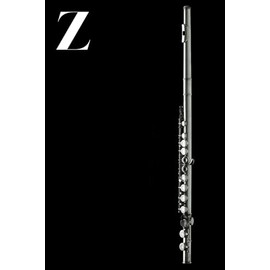 Z: Flute Woodwind Instrument Themed Monogram Letter "Z" Initial Notebook / Journal / Diary with Blank Lined Pages for Writing Notes | Unique ... Band Members, Music Artists, and Musicians
