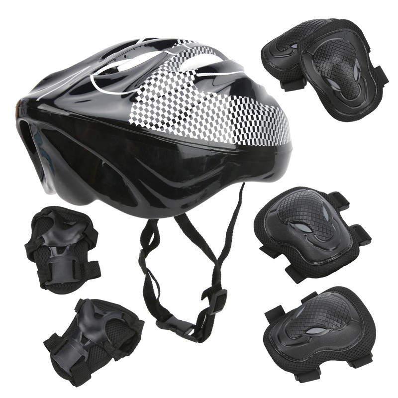 7pcs Adults Roller Skating Protect Gear Set Knee Pads Elbow