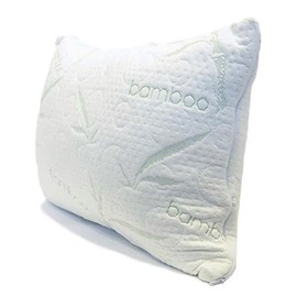 All That Jazz Premium Memory Foam Travel Pillow with Soft, Washable Bamboo Cover