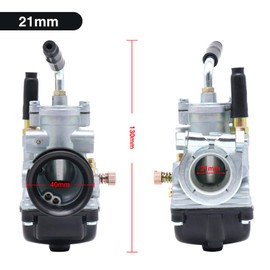 PHBG 17.5mm 19.5mm 21mm AD Racing Carburetor carb with air intake for 4-Stroke 50cc Moped Scooter