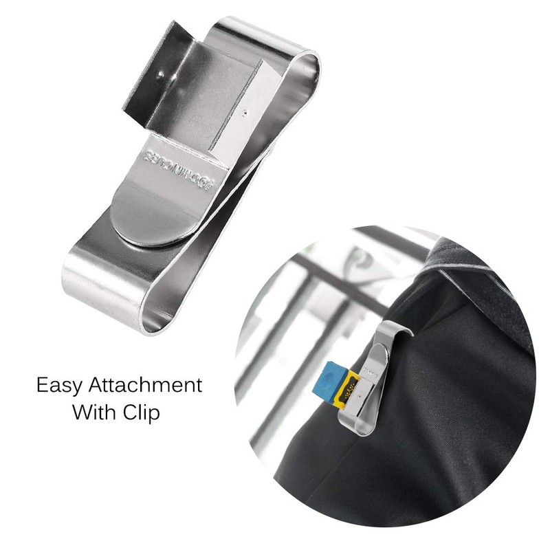 Stainless Steel Cue Chalk Clip Snooker Billiards Chalk Holder Pool