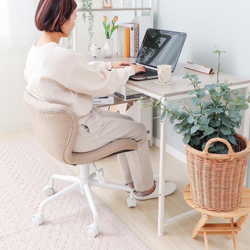 Yamasolo Desk Chair with Stopper, Computer Chair, OA Chair, Replacement,