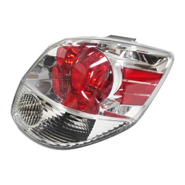 Halogen Tail Light Assembly for Toyota Matrix 2005 2006 2007 2008 Right Passenger Side Rear Tail Lamp Replacement Red & Clear Lens Grey Housing 81550-02322 (Right Passenger Side)