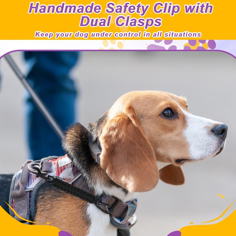 Qianyu Pack of 2 Dog Collar Clips Prong Collar Clamp