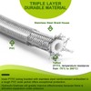 Mofun 51" Upper and Lower Hydraulic Brake Line Non-ABS Compatible