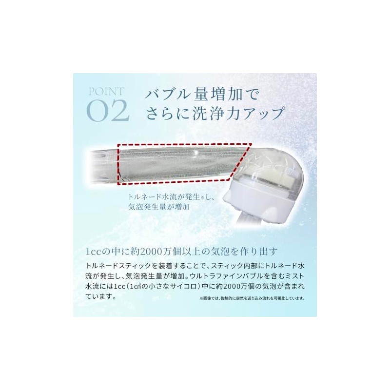 Mirable Tornado Stick, Replacement for Mirable Series, Chlorine Reduction, Ultra