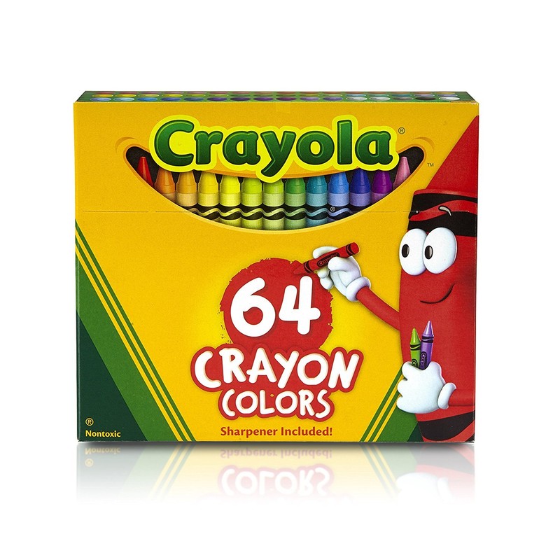 Crayola 6 Pack 64 Ct Crayons (52-0064), Assorted