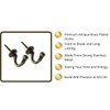 Generic Antique Brass Curtain Tie Back Hooks, Pack of 2