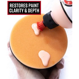 Adam's Polishes Car Scratch & Swirl Remover Hand Correction System | Remove & Restore Paint Transfer, Minor Imperfections, & Oxidation | Paired with Orange Compound Correction Pad Applicator (4oz)