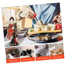 Totority Kimono Doll Ornament Traditional Dress Japanese Maiko Doll for Home Decor Table Centerpieces and Wedding Celebrations Decorative Figurine