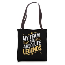 Funny Boss Gift Team Legends Humor Manager Retirement Office Tote Bag