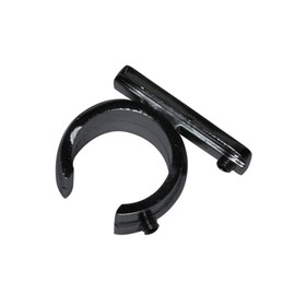 GARDINIA Ring Adaptor for Universal Curtain Rods Diameter 20 mm Pack of 2 Chicago Series Metal Black