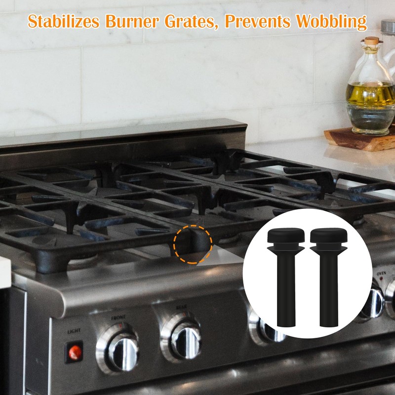 16 Pack WB02X24790 Stove Grate Rubber Feet Replacement for GE
